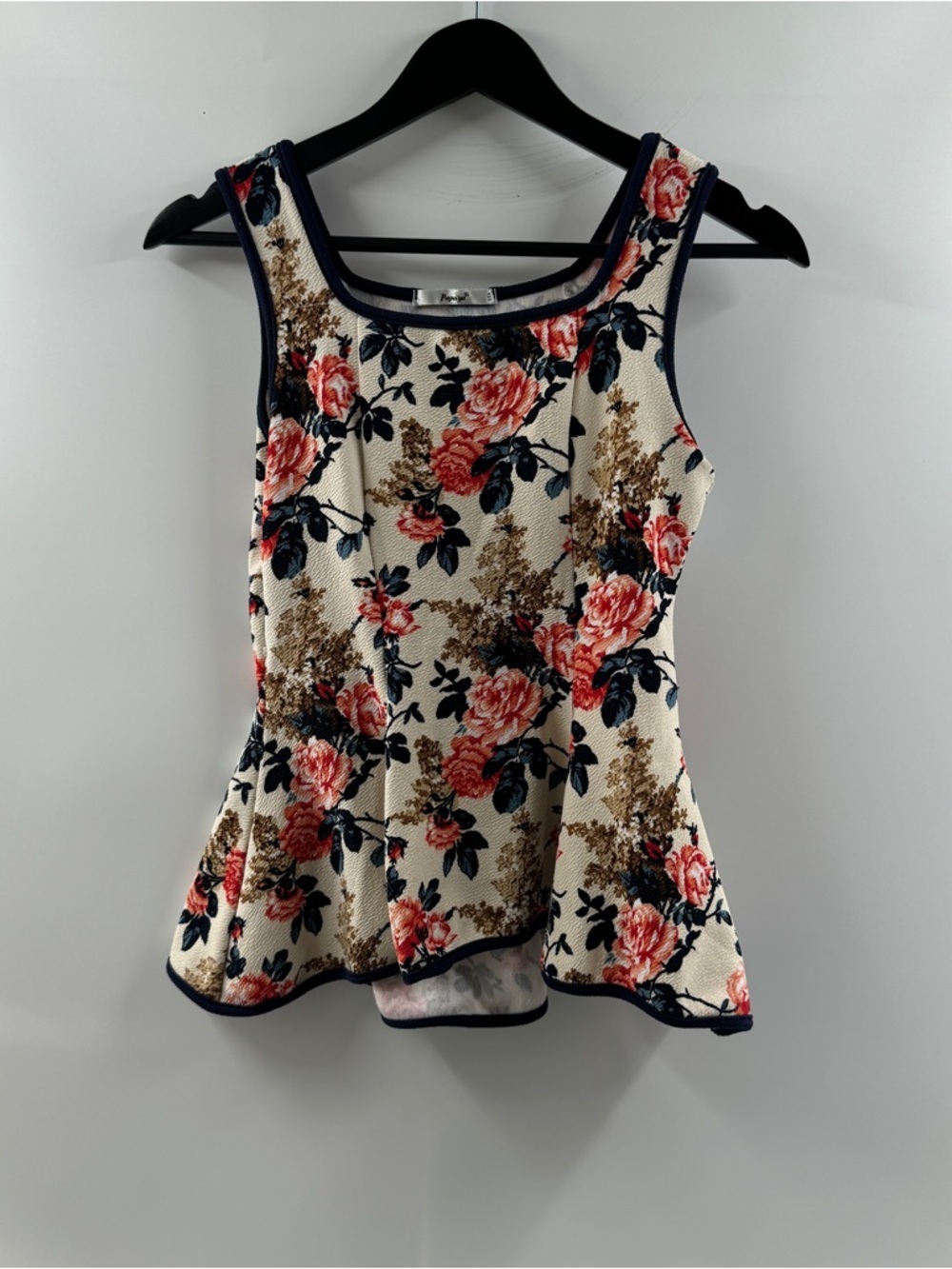 Papaya Floral Peplum Tank Top – Women’s Medium